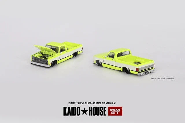 Macheta auto Chevrolet Silverado 1980 1:64 MIniGT/Kaido House