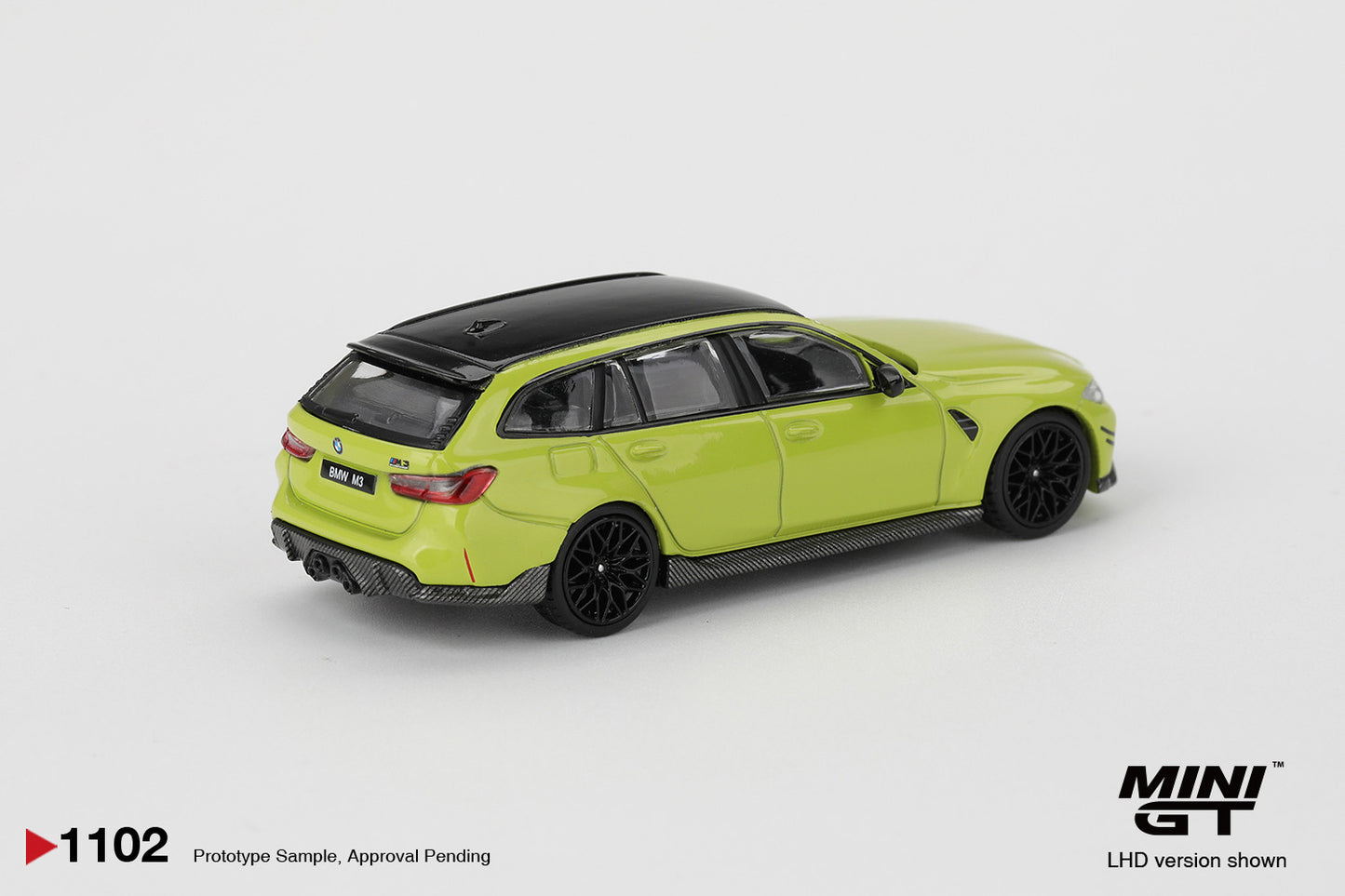 Macheta auto BMW M3 M Performance Touring Sao Paulo Yellow 2025 (LHD) 1:64 MIniGT