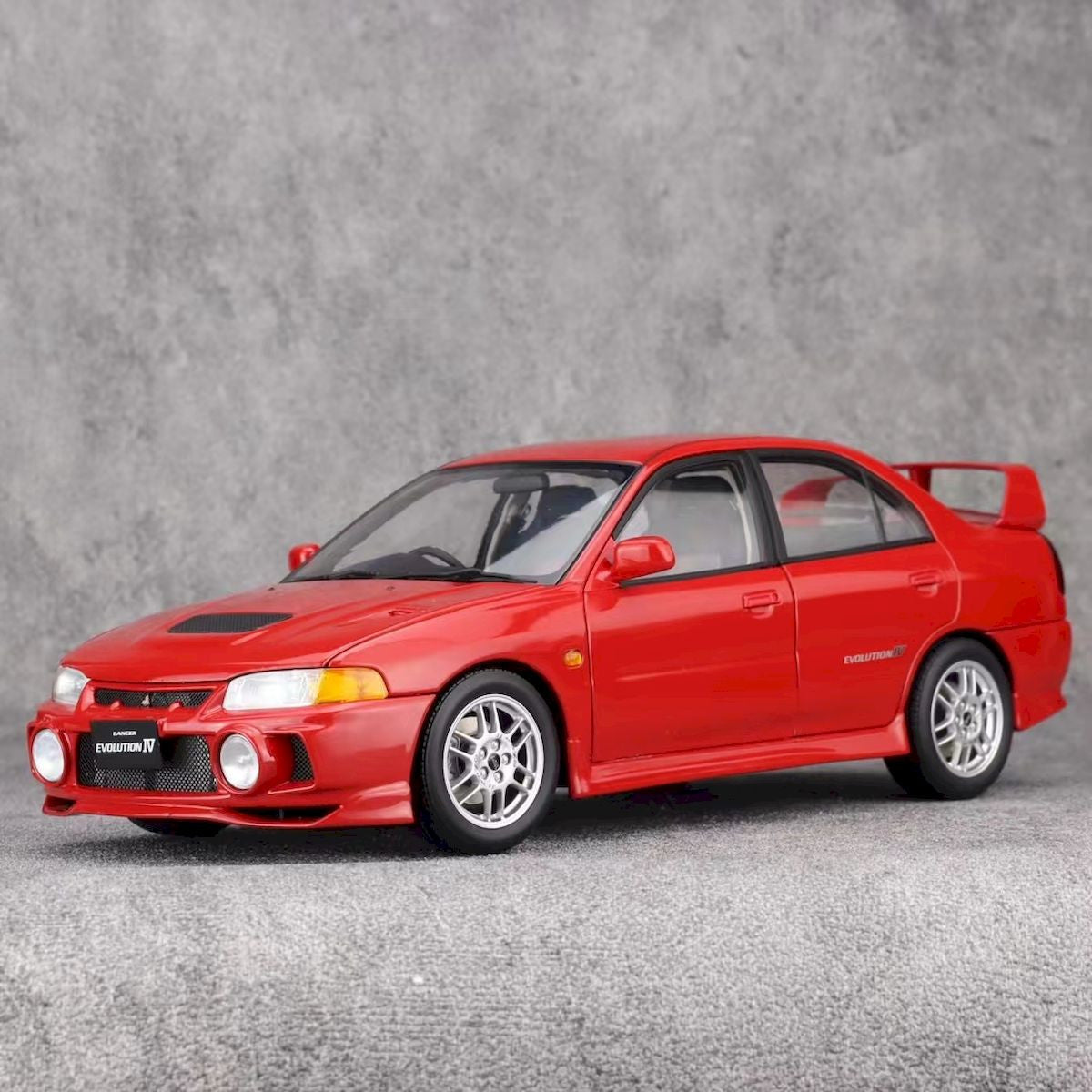 Macheta auto Mitsubishi Lancer Evolution IV, Palma Red, 1999 - Limited Edition 499 pcs. - Motorhelix