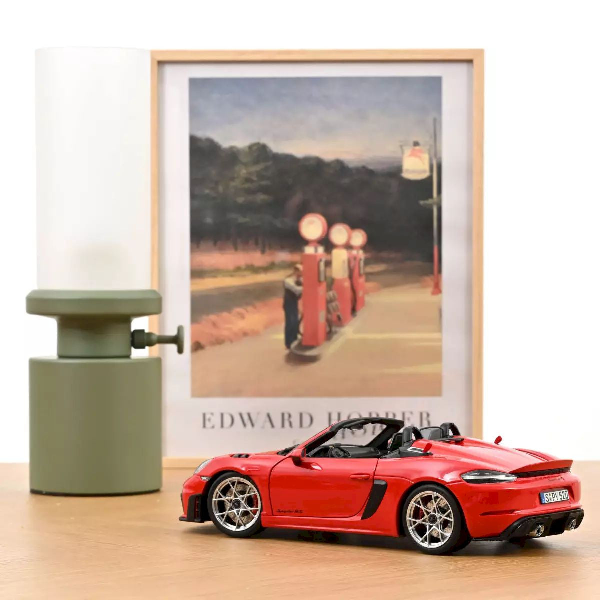 Macheta auto Porsche 718 Spyder RS 2023 Guards Red 1:18 Norev