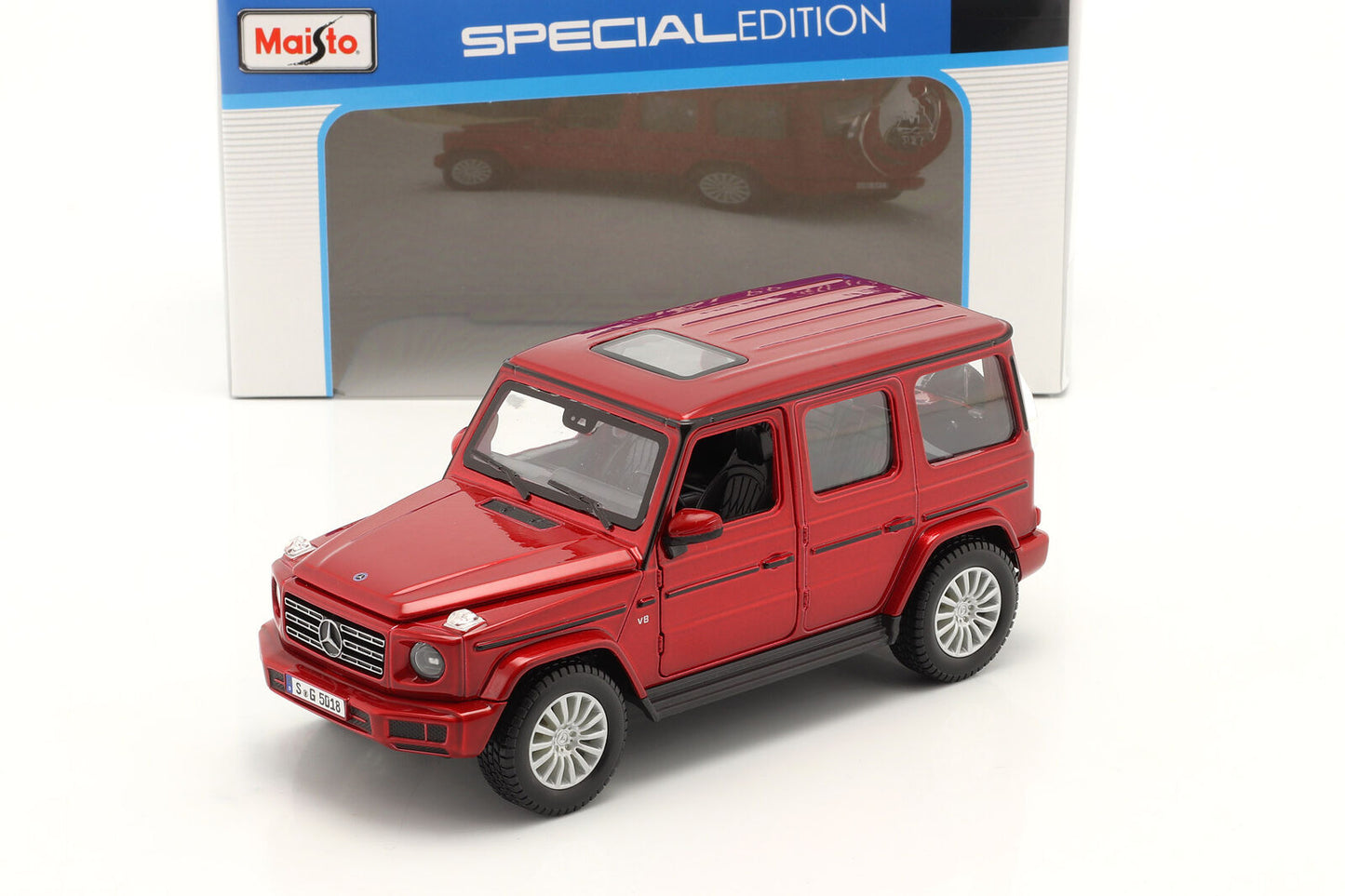 Macheta Mercedes-Benz G-Classe AMG V8 2019 scara 1:25 Maisto