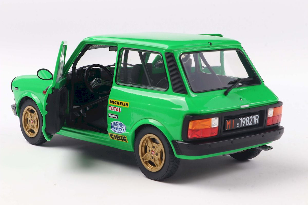 Model car AUTOBIANCHI A112 MK.5 ABARTH GREEN 1980 1:18 Solido