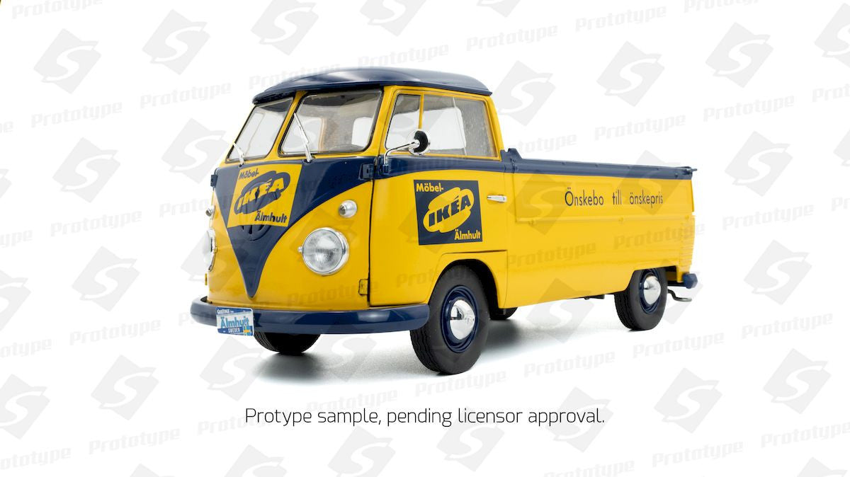 Macheta auto VOLKSWAGEN T1 PICK-UP YELLOW 1950 1:18 Solido
