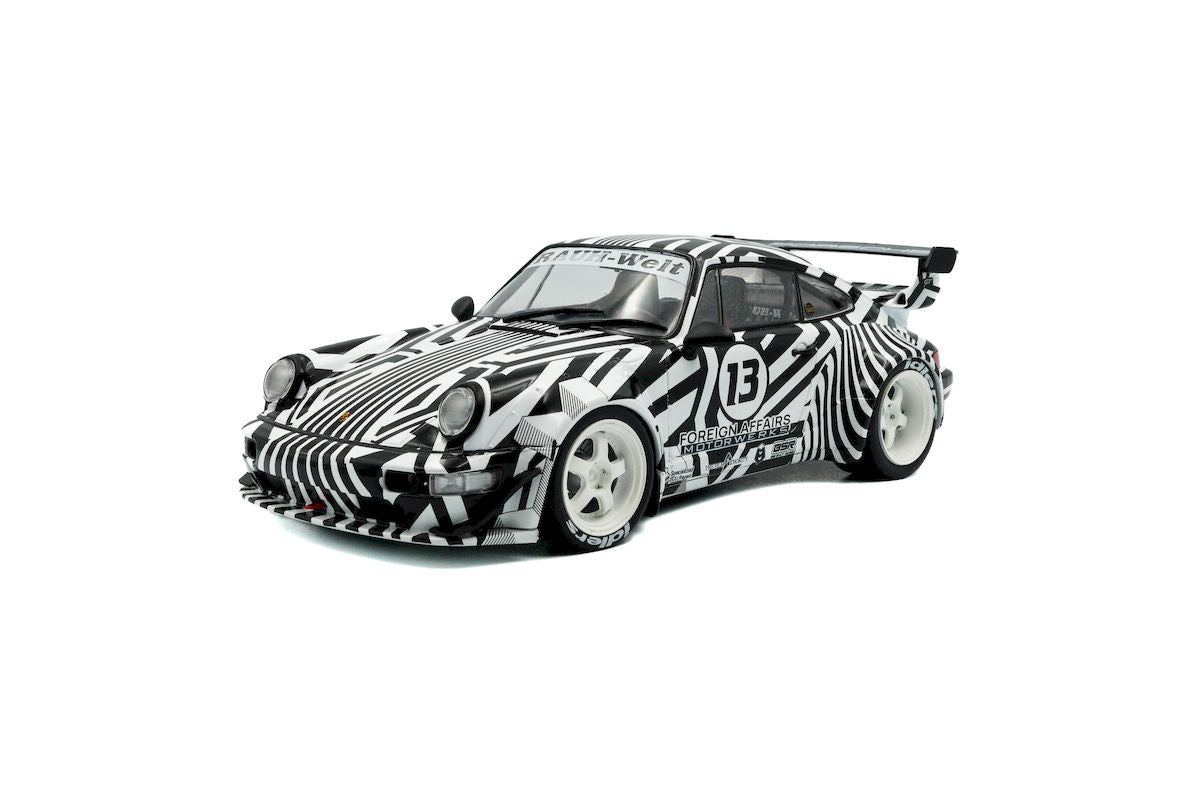Macheta auto Porsche 911 RWB Bodykit "The Zebra" 2022 1:18 Solido