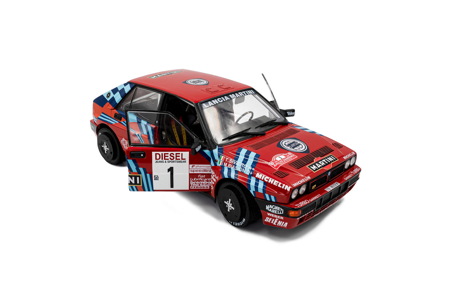 Lancia Delta HF Integrale – Rally San Remo – 1989 – #1 M.Biasion / T.Siviero 1:18 Solido