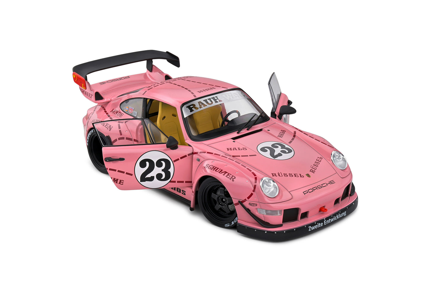 Macheta auto RWB Bodykit Pink Pig 2020 1:18 Solido