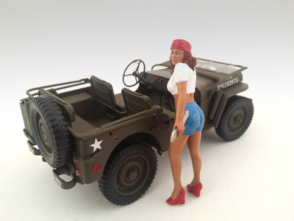 Figurina Lady Mechanic *Katie* 1:18 American Diorama