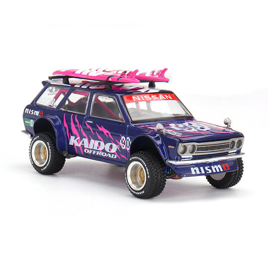 Macheta auto Datsun 510 4x4 Wagon Kaido Offroad V2 1969 1:64 MIniGT/Kaido House