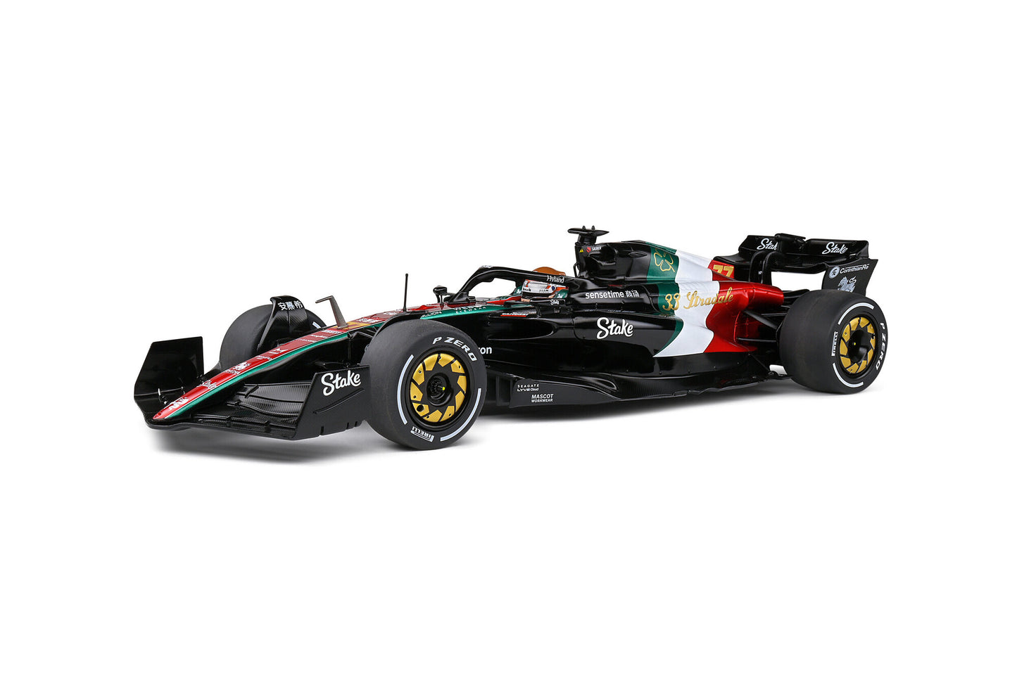 Macheta auto Alfa Romeo F1 C43 Monza GP V. Bottas (2023) 1:43 Bburago Signature