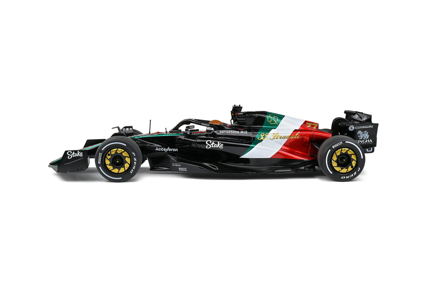 Macheta auto Alfa Romeo F1 C43 Monza GP V. Bottas (2023) 1:43 Bburago Signature