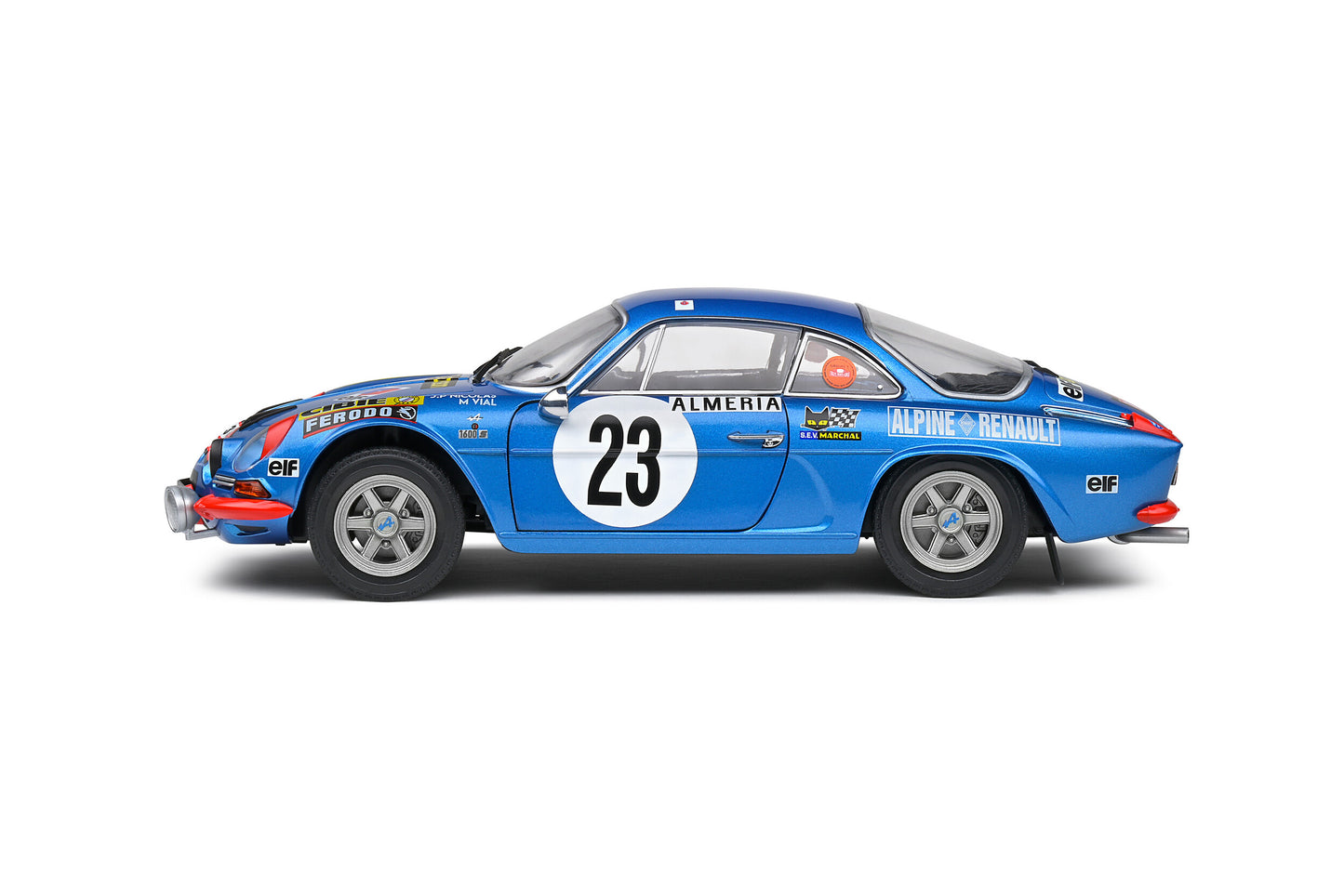 Macheta auto Alpine A110 1600S – Monte Carlo Rally 1972 #23 NicolasVial 1:18 Solido