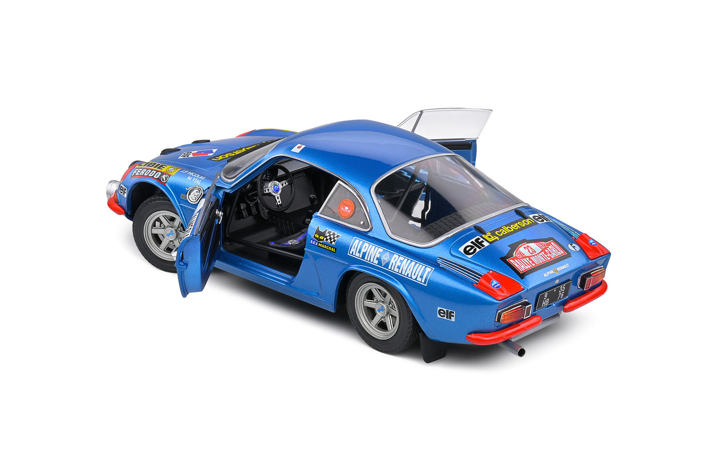 Macheta auto Alpine A110 1600S – Monte Carlo Rally 1972 #23 NicolasVial 1:18 Solido