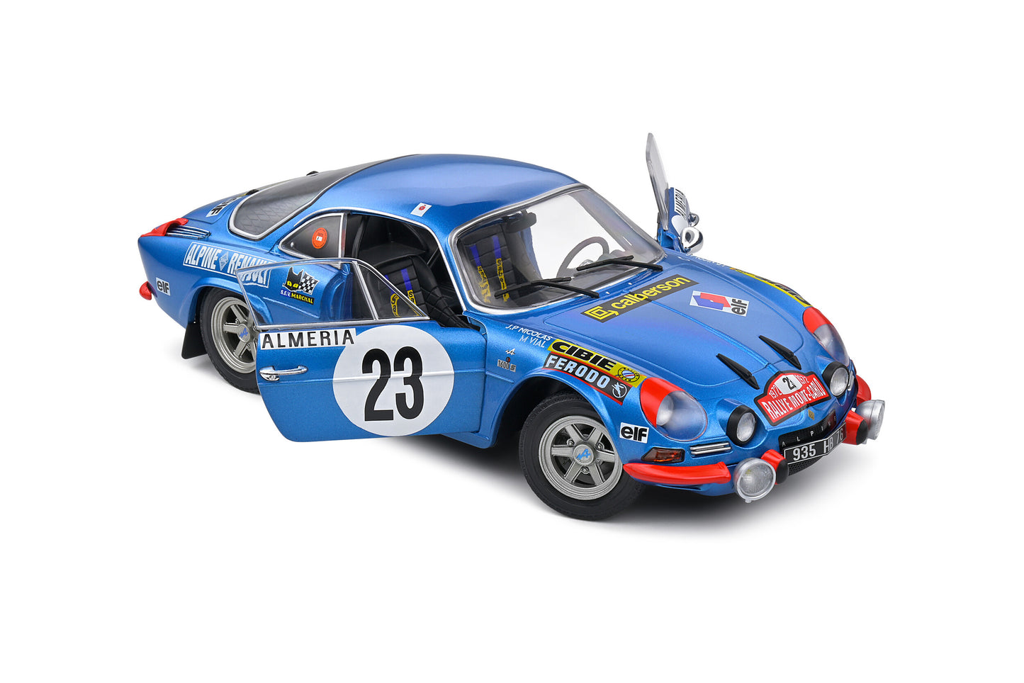 Macheta auto Alpine A110 1600S – Monte Carlo Rally 1972 #23 NicolasVial 1:18 Solido