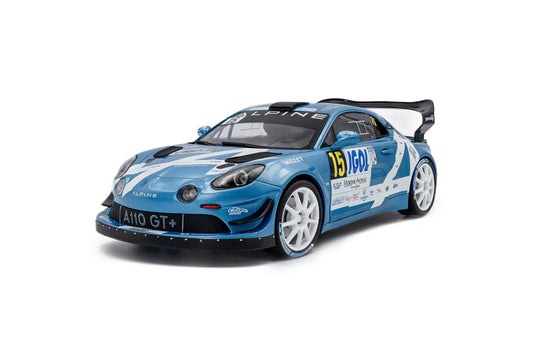 Macheta auto Alpine A110 RGT+ – Rallye Du Mont Blanc – 2024 – #15 R.ASTIER / D.GIRAUDET 1:18 Solido