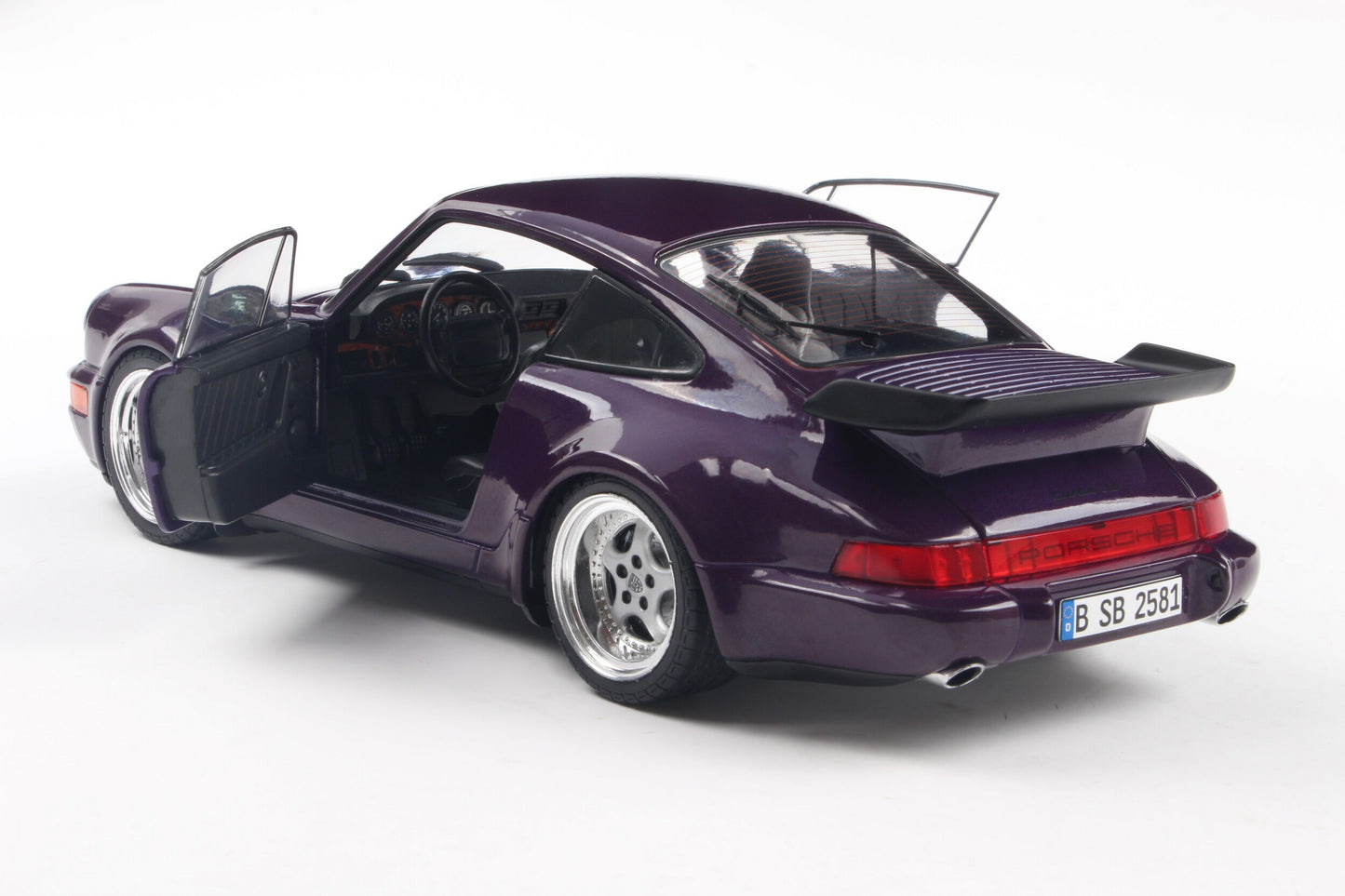 Porsche 911 (964) Turbo – Violet Blue Metallic – 1990 1:18 Solido