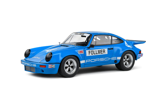 Macheta auto Porsche 911 IROC – IROC Riverside – 1974 – #4 Follmer 1:18 Solido