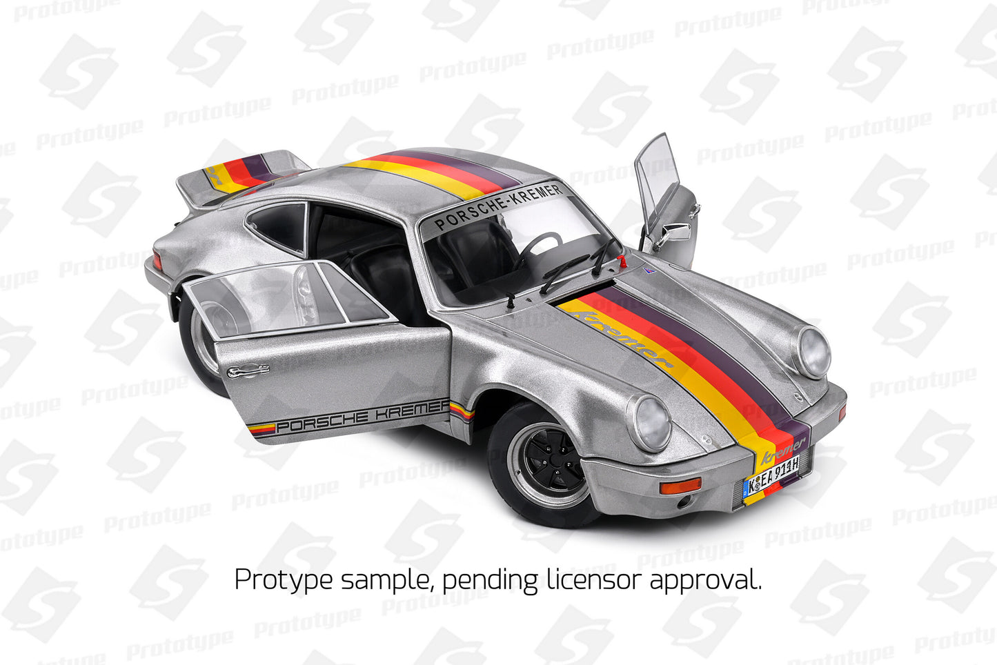 Macheta auto Porsche 911 RSR Kremer Rally  1973 1:18 Solido