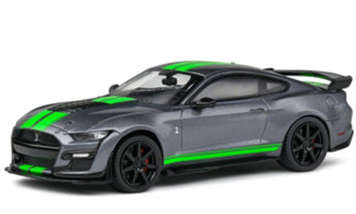 Macheta auto Ford Shelby Mustang GT500 (2020), gri/verde 1:18 Solido