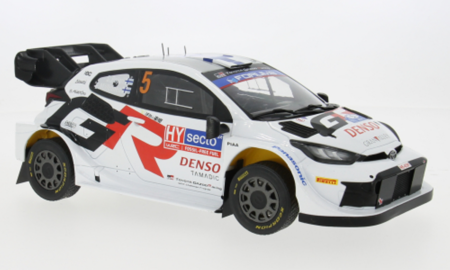 Model car Toyota GR Yaris Rally1 Hybrid, Rally WM, Rally Finland, 2024, #5 1:18 IXO