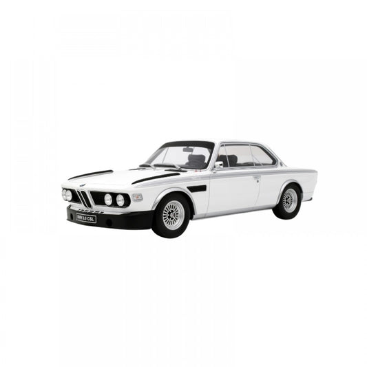 Macheta auto  BMW 3.0 CSL, Chamonix white, 1972 1:18 Otto Mobile