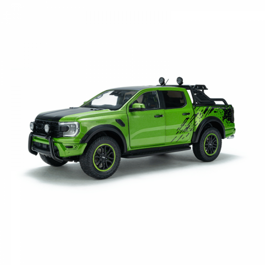 Macheta auto Ford Ranger Raptor Metallic Green 2024 1:18 Solido Precomanda