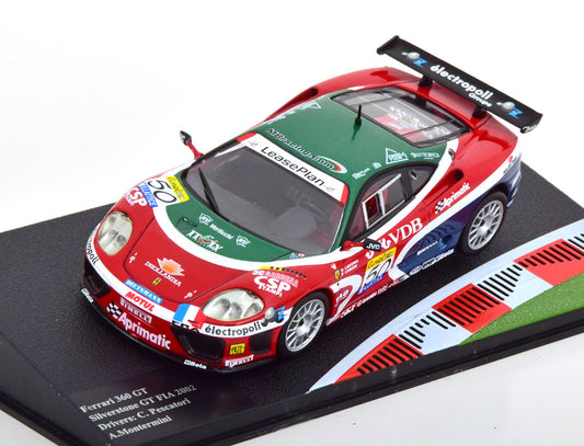 Macheta auto Ferrari 360 GT No.50, Sieger N-GT Class Silverstone Pescartori/Montermini 2002  1:43 Altaya Supercars Collection