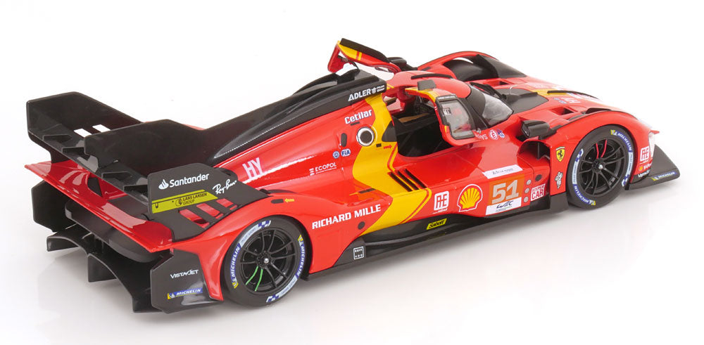 Macheta auto Ferrari 499P Sieger 24 Le Mans Fahrer: Guidi/Calado/Giovinazzi (2023) 1:18 BBurago