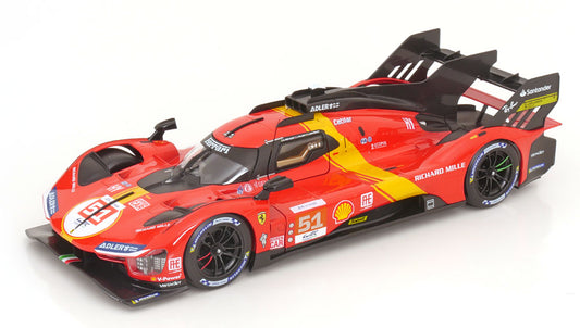 Macheta auto Ferrari 499P Sieger 24 Le Mans Fahrer: Guidi/Calado/Giovinazzi (2023) 1:18 BBurago
