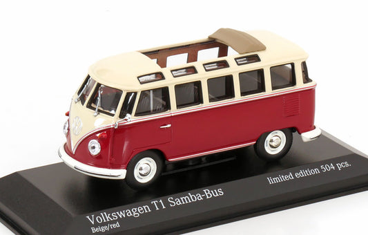 Macheta auto VW Bus T1  Samba 1963 1:43 Minichamps