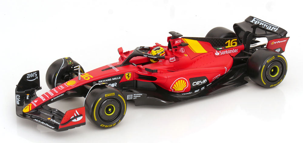 Macheta auto Ferrari SF23 #16 Formula 1 2022 Charles Leclerc  1:18 Bburago