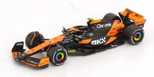 Macheta auto Mclaren MCL 38 #4 LANDO NORRIS 2024 1:43 Bburago