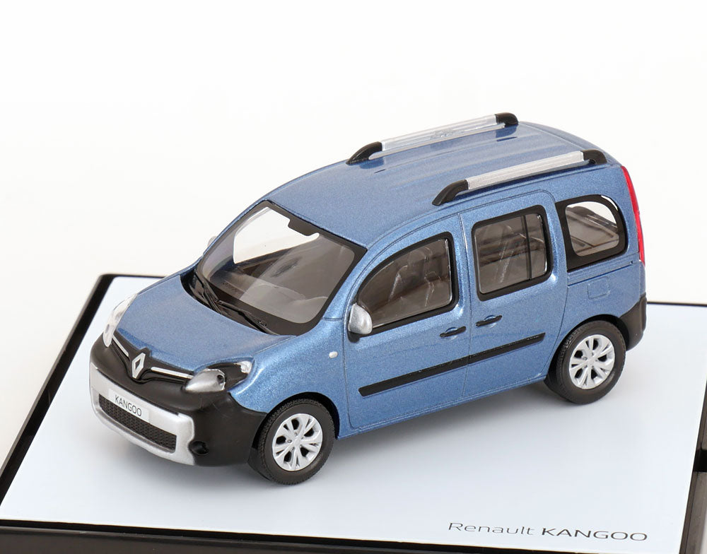 Macheta auto Renault Duster Kangoo 2 2013 albastru scara 1:43 Norev