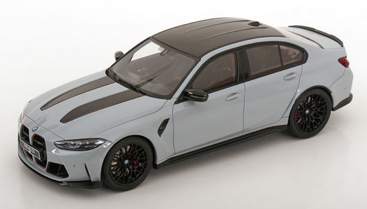 Macheta auto BMW M3 CS M, Brooklyn Grey Metallic, 2025 1:18 GT Spirit