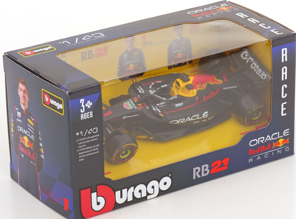 Macheta auto Red Bull RB21 N. 1  M. Verstappen  (2025) 1:43 Bburago