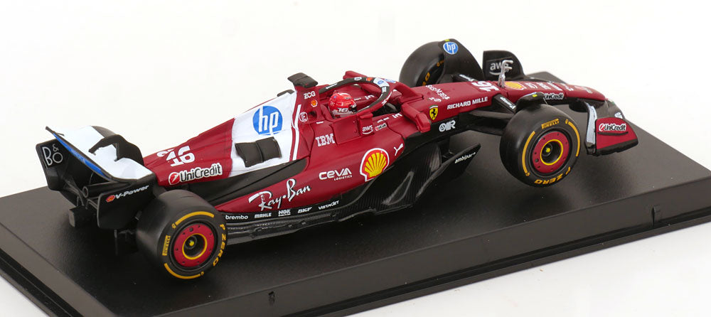 Macheta auto Ferrari SF-25 No.16 C. Leclerc (2025) 1:43 Bburago Signature