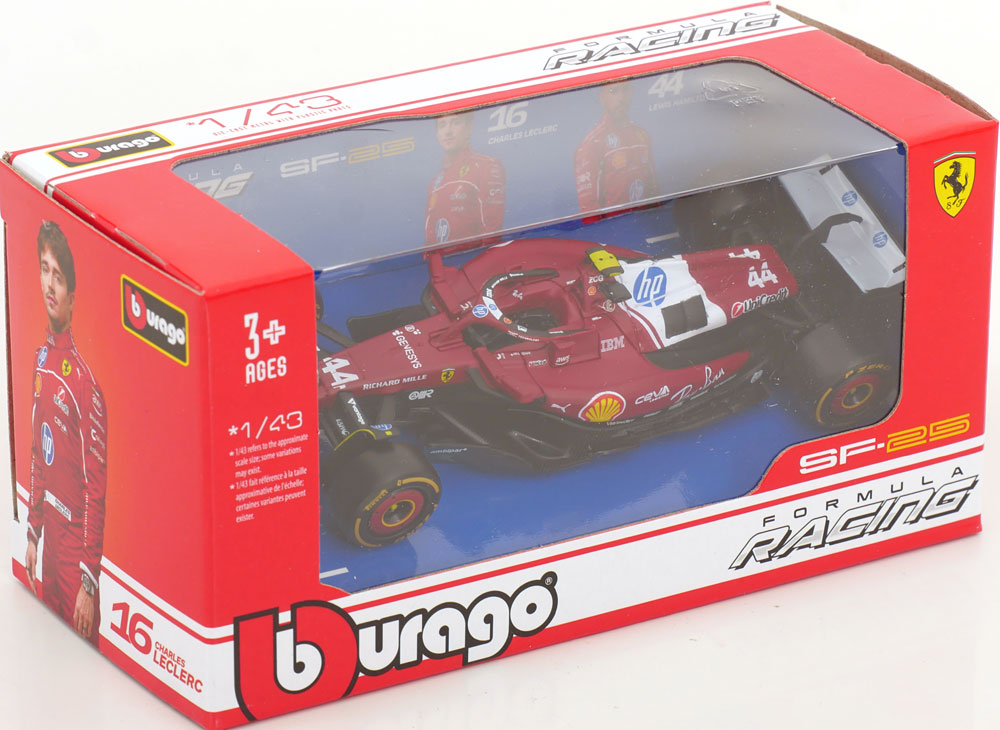 Macheta auto Ferrari SF-25 No.44 L. Hamilton (2025) 1:43 Bburago