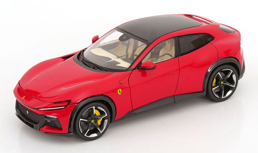 Macheta Ferrari Purosangue 2022 1:18 Polistil, metal rosu Ferrari