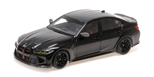 BMW M3 CS Black Metallic 2023 model car 1:18 Minichamps