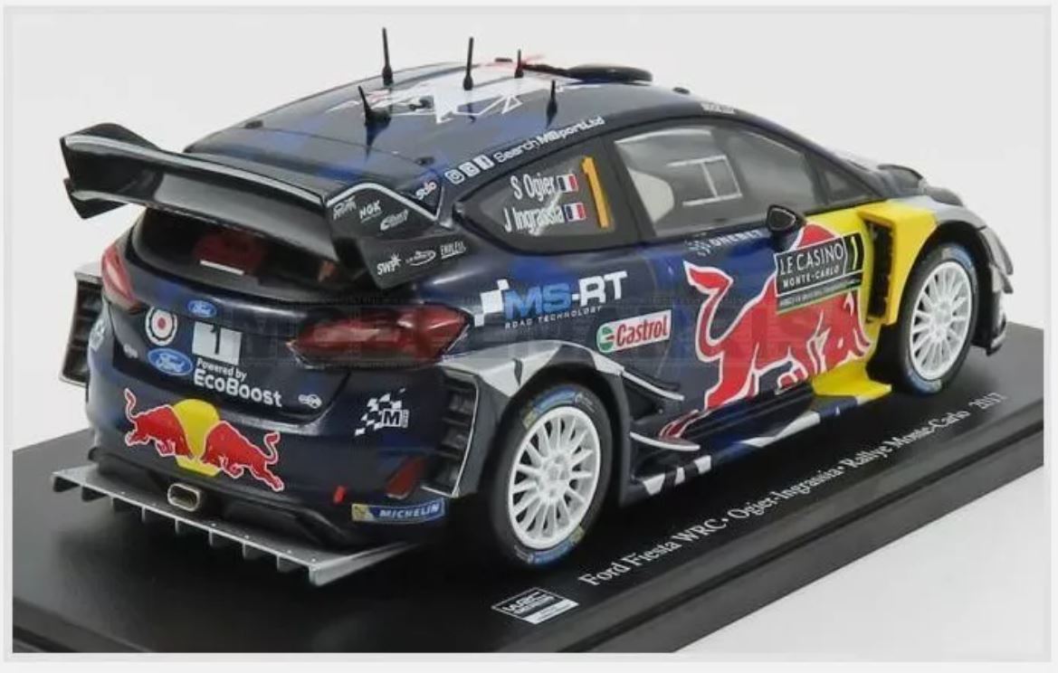 Macheta auto Ford England Fiesta WRC Team M-Sport Nr. 1 Winner Rally Monte Carlo Champion 2017 S. Ogier 1:24 Hachette