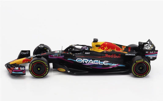 Macheta auto Red Bull RB19 No.1 Oracle Red Bull racing formula 1 GP Miami USA 2023 M.Verstappen  1:24 Bburago