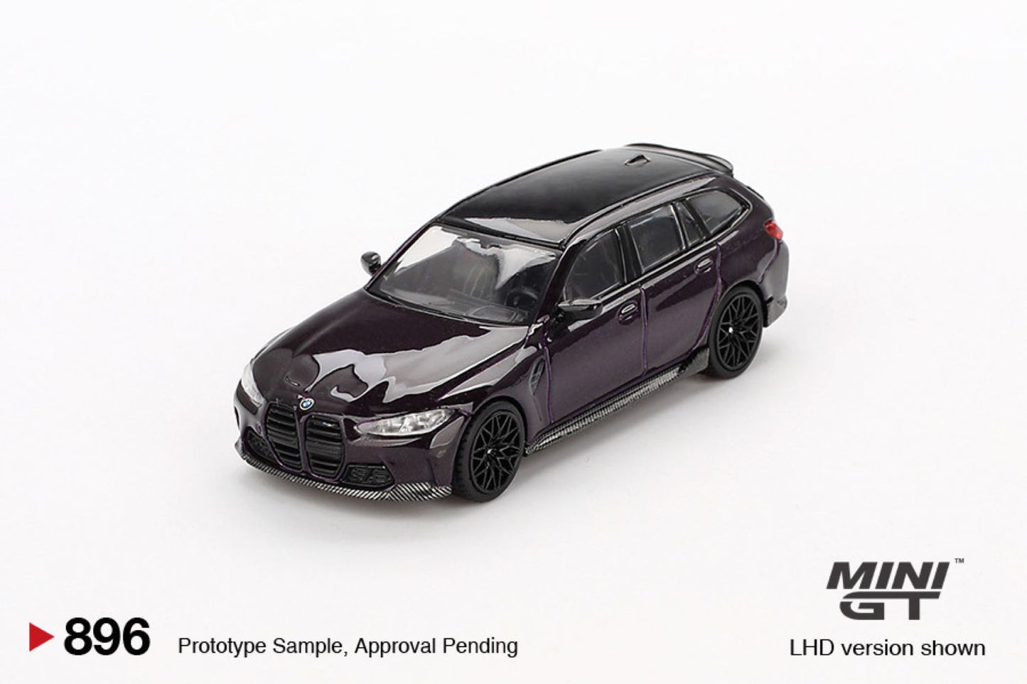 Macheta auto BMW M3 Touring (G81) M Performance, Daytona Violet, 2024 (LHD) 1:64 MIniGT