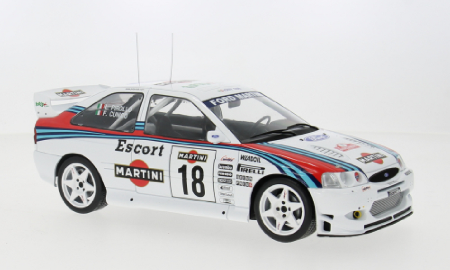 Model car Ford Escort WRC, Rallye Sanremo, 1998, #18 1:18 IXO