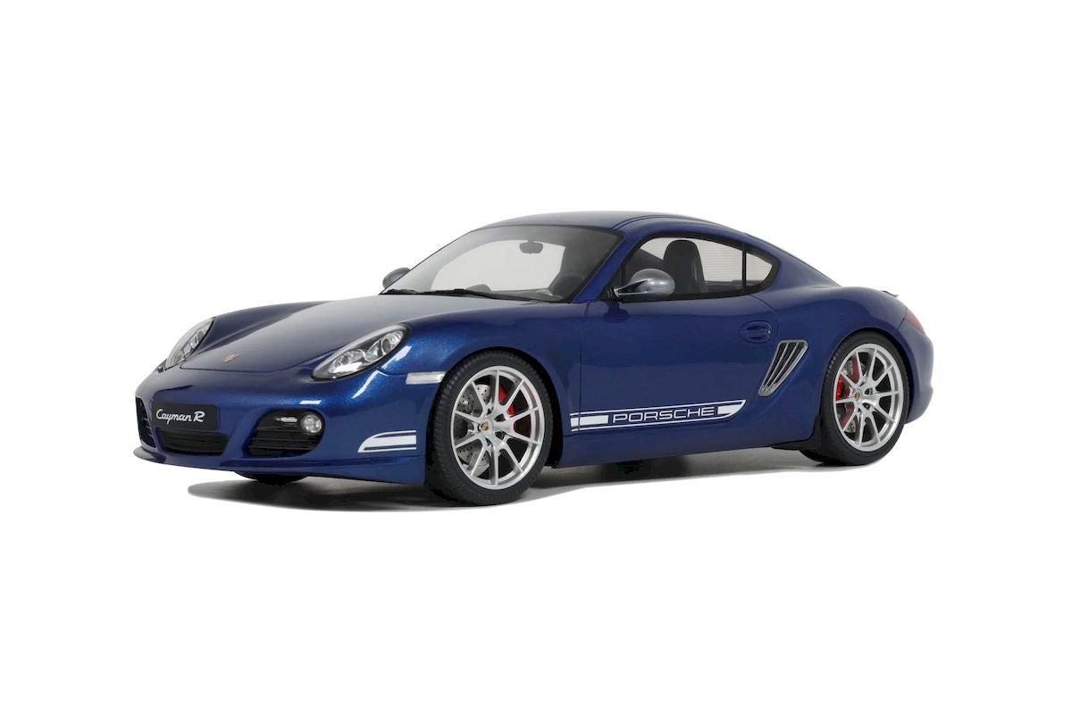 Porsche Cayman R (987c), Aqua Blue Metallic, 2012 1:18 GT Spirit model car
