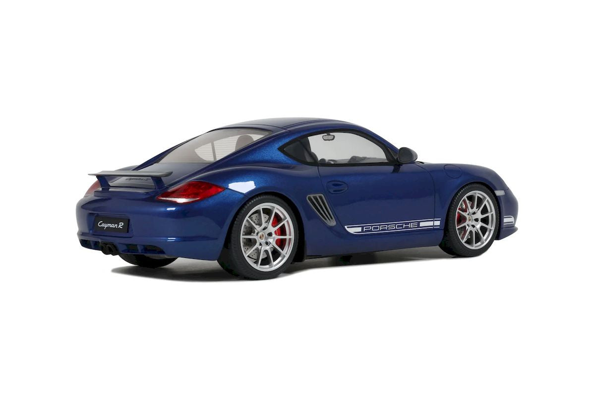 Porsche Cayman R (987c), Aqua Blue Metallic, 2012 1:18 GT Spirit model car