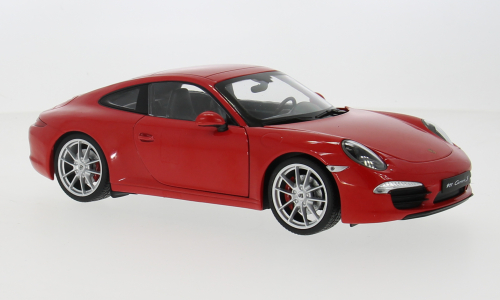 Macheta auto Porsche 911 (991) Carrera S 1:18 Welly