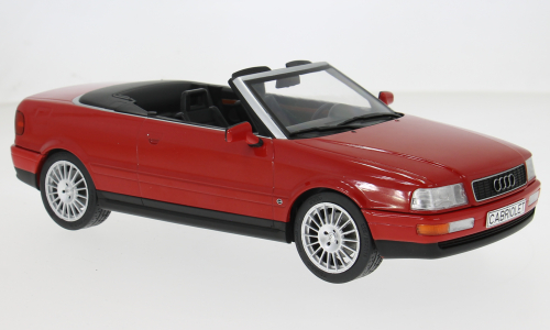 Macheta auto Audi Cabriolet, rosu, 1991 1:18 MCG