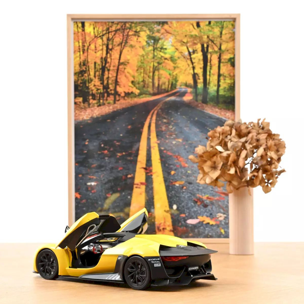 *Precomanda Macheta auto GT by Citroen 2008 Yellow and Black Concept Car  1:18 Norev