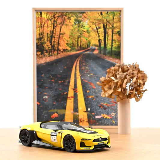 *Precomanda Macheta auto GT by Citroen 2008 Yellow and Black Concept Car  1:18 Norev