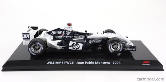 Macheta auto WILLIAMS F1 FW26 BMW N3 Season 2004 J P Montoya 1:24 Hachette