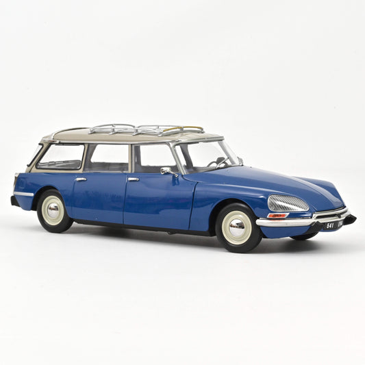 Macheta auto Citroen Break 21 1970 Danube Blue  1:18 Norev